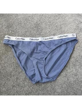 Calvin Klein Women's Underwear Brief Panties in Blue Size Large